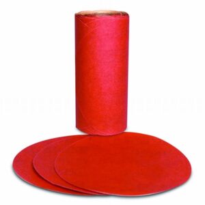 3M 6" 316U Stikit Red Abrasive "A" Weight Sandpaper Discs
