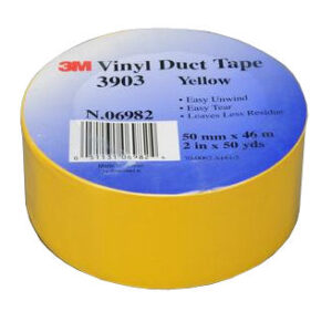 3M Vinyl Duct Tape Yellow #3903