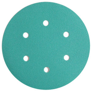 Sunmight 6" x 6 Hole Velcro Film Sandpaper Discs